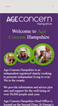 Mobile Screenshot of ageconcernhampshire.org.uk